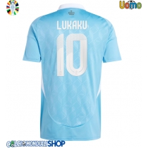 Maglie da calcio Belgio Romelu Lukaku #10 Seconda Maglia Europei 2024 Manica Corta